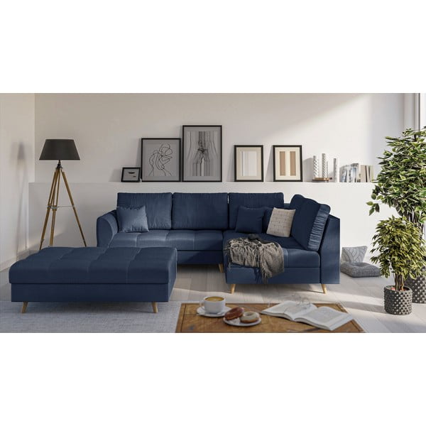 Tamno plavi tabure Ariella – Ropez-image-1