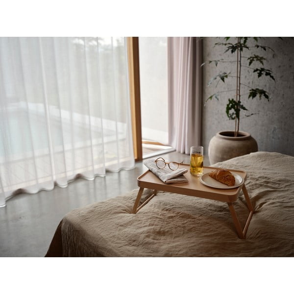 Pomoćni stol od čvrste jeseni 32x49,5 cm Inu – Zone-image-2