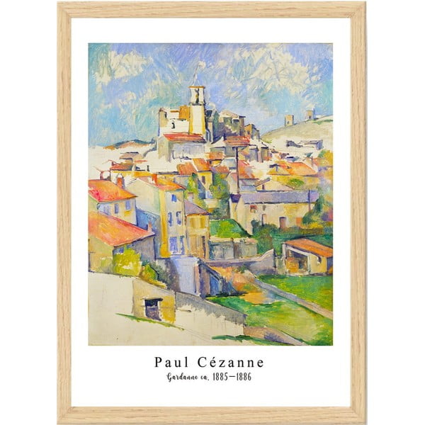 Plakat u okviru 55x75 cm Paul Cézanne - Wallity