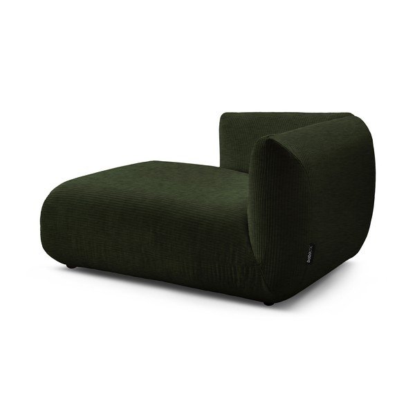 Zelena modularna sjedeća garnitura od samta (s lijevim kutom) Lecomte – Bobochic Paris-image-3