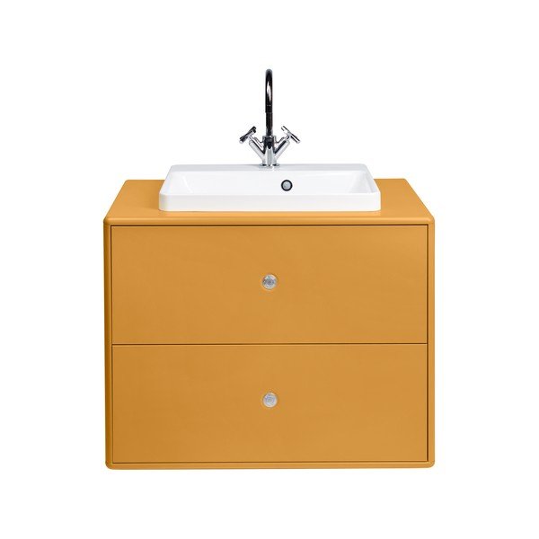 Senf žuti ormarić za umivaonik bez slavine 80x62cm - Tom Tailor Color Bath