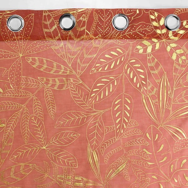 Narančasta prozirna zavjesa 140x280 cm Belflor – douceur d'intérieur-image-3