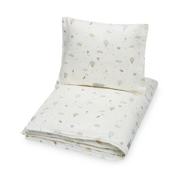 Dječja posteljina za dječji krevetić od organskog pamuka boje slonovače 100x140 cm Dreamland – Cam Cam Copenhagen