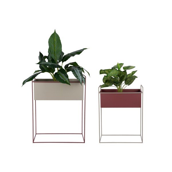 Metalni stalci za tegle za cvijeće u setu 2 kom (visina 65 cm) Reina – PT LIVING-image-2