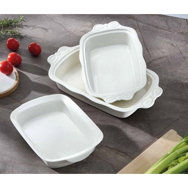 Posuda za pečenje od new china bone porculana 23x37,5 cm Fiocco – Brandani-image-1