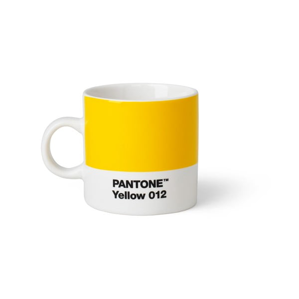 Svijetlo žuta šalica za espresso Pantone, 120 ml