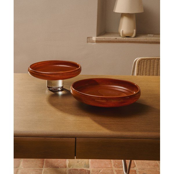 Staklena ukrasna posuda ø 34 cm Denuo – Kave Home-image-1