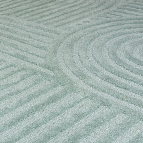 Tirkizni ručno rađen vunen tepih 200x290 cm Zen Garden – Flair Rugs-image-3