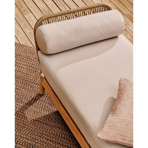 Vrtna sofa od masivnog bagrema u prirodnoj boji Catalina – Kave Home-image-4