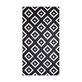 Bijeli/crni periv tepih 80x150 cm Geo – Vitaus