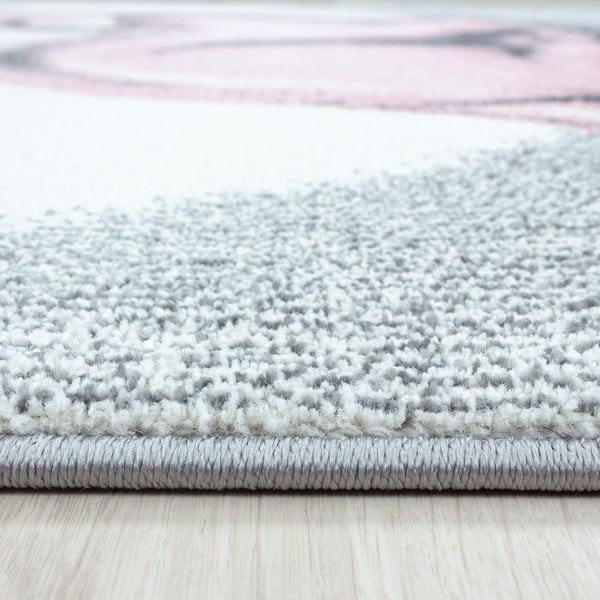 Svijetlo ružičasti/svijetlo sivi dječji tepih ø 160 cm Bambi – Ayyildiz Carpets-image-3