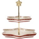 Crveno-bijeli porculanski stol s božićnim motivom Villeroy & Boch