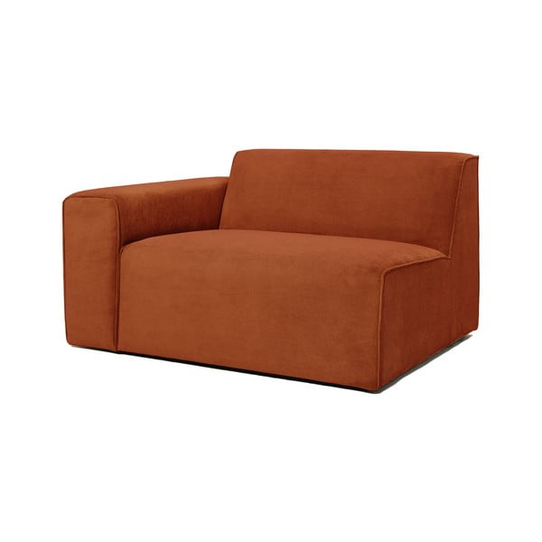 Narančasti baršunasti završni element Scandic Sting, 124 cm, lijevi kut-image-2