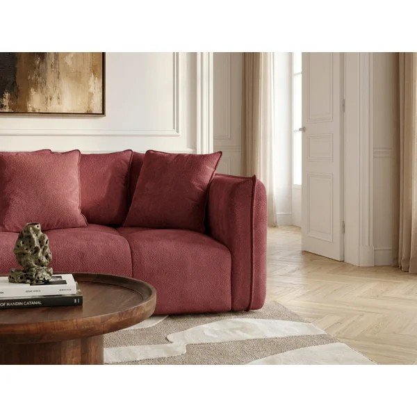 Crvena sofa od šenila Harlem – Bobochic Paris-image-3