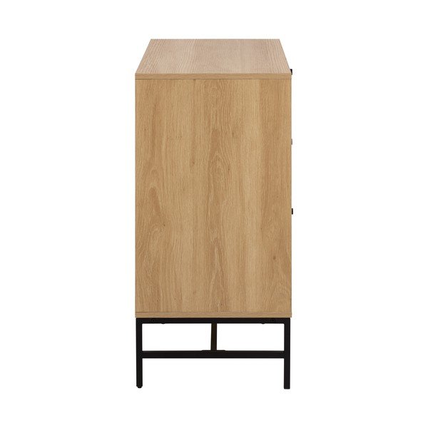 Komoda u dekoru hrasta u prirodnoj boji 81x80x40 cm Albany  – Actona-image-3