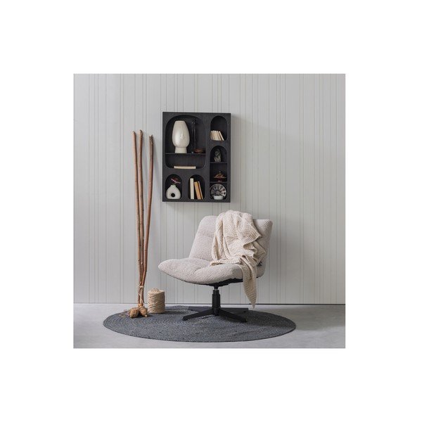 Sivi okrugao tepih juten ø 150 cm Ross – WOOOD-image-1