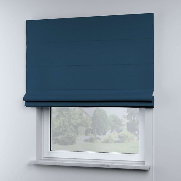 Plavi rimski zastor 170x160 cm Cotton Story - Yellow Tipi-image-1