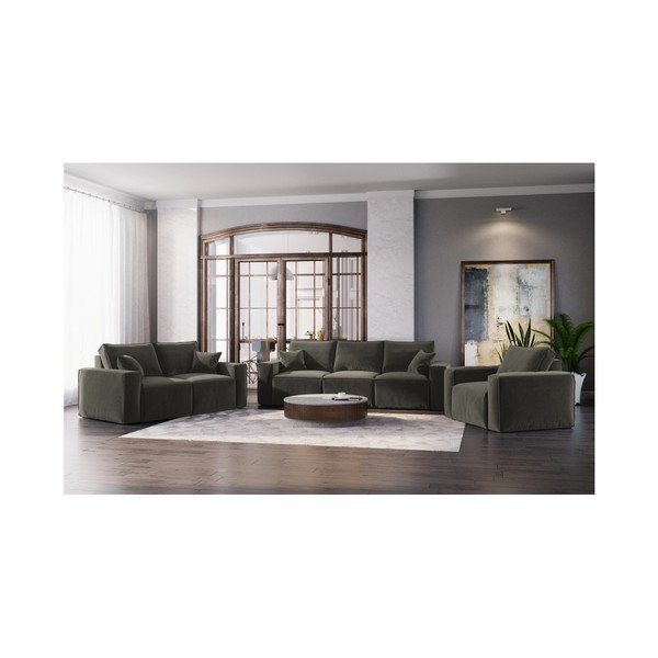 Tamno siva sofa Cosmopolitan Design Florida, 245 cm-image-4