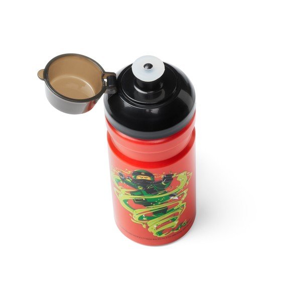 Crvena boca za vodu s crvenim poklopcem LEGO® Ninjago, 390 ml-image-1
