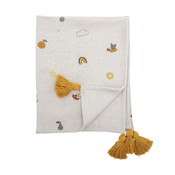 Bijela deka za bebe 80x100 cm Agnes – Bloomingville Mini