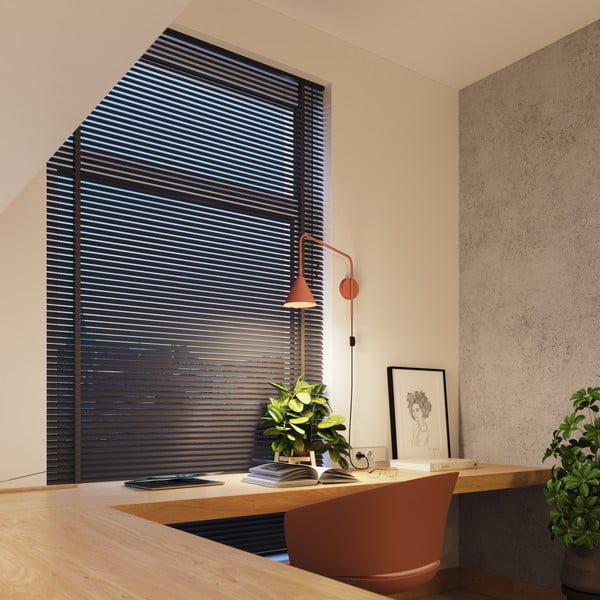 Zidna lampa s utikačem boja terakote Zylo – Sollux-image-2