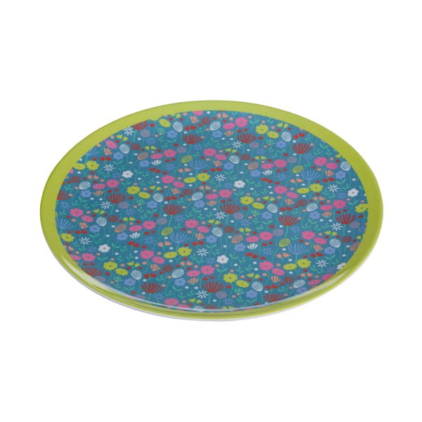 Šareni tanjur sa cvjetnim motivom Premier Housewares Casey, ⌀ 25 cm