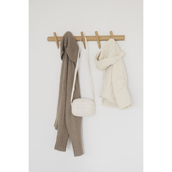 Zidna vješalica od punog hrasta u prirodnoj boji Hillmond – Rowico-image-4