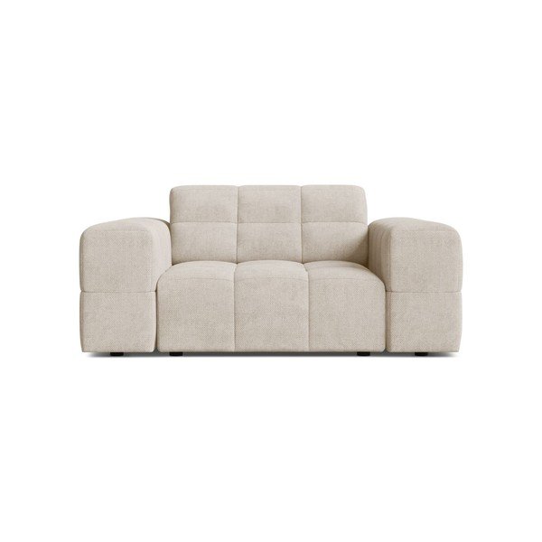 Krem fotelja od šenila Chicago – Cosmopolitan Design