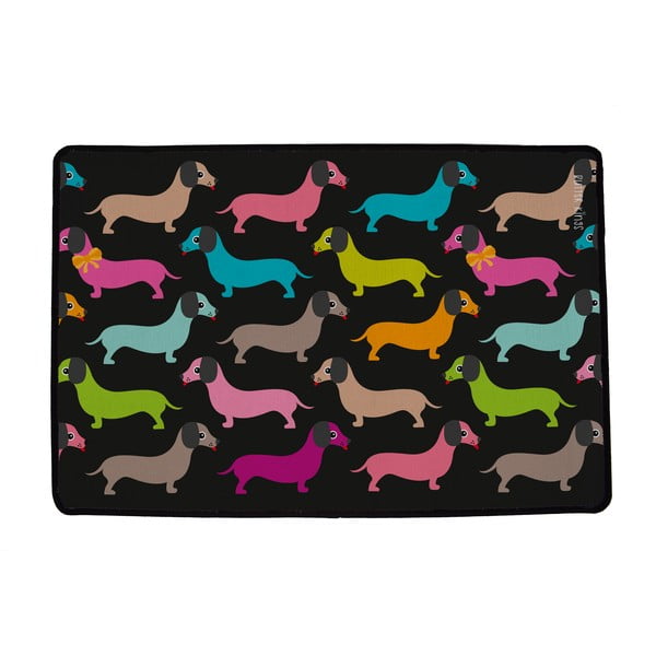 Otirač 45x75 cm Dachshunds in Colours – Butter Kings