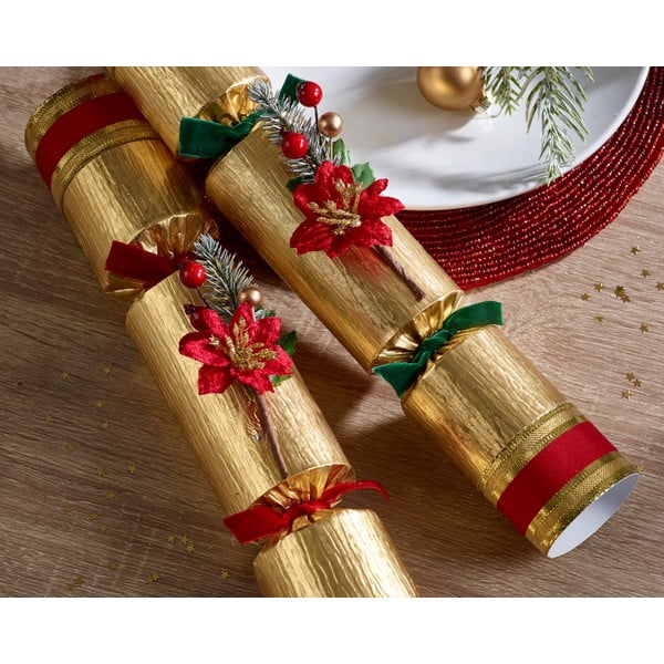 Božićni praskavci u setu 6 kom Poinsettia – Robin Reed-image-1