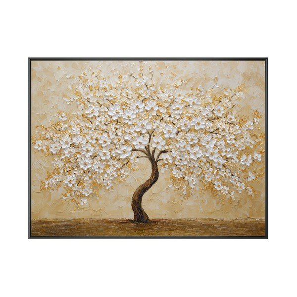 Tiskana slika s okvirom 80x60 cm Golden Tree – Styler