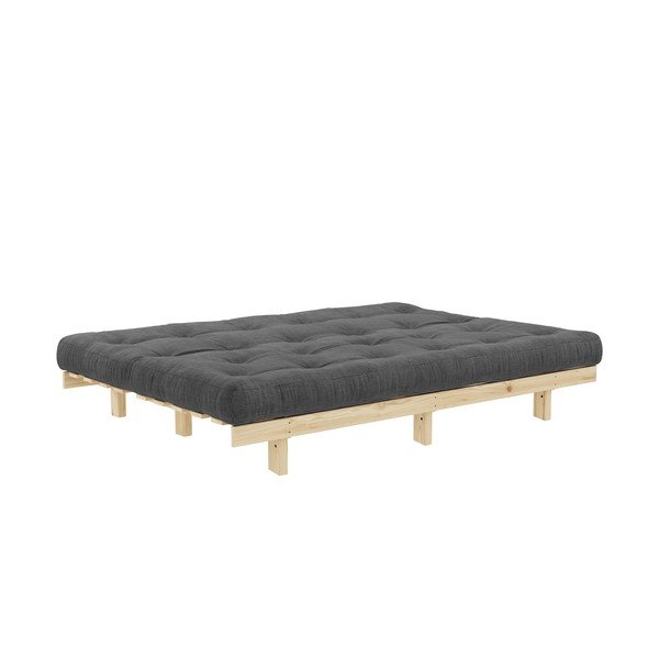Crna/antracitno siva sofa od samta 200 cm Lean – Karup Design-image-4