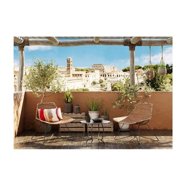 Pamučni jastuk Kare dizajn etno vatra, 40 x 60 cm-image-3