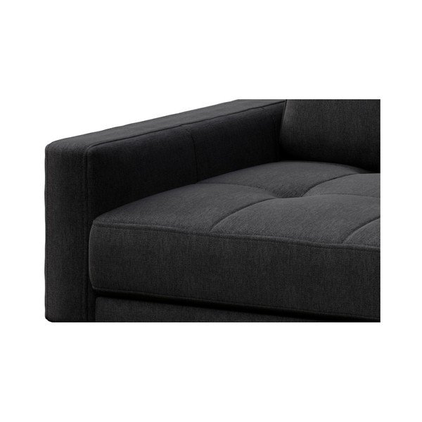 Antracit sivi kauč MESONICA Musso Tufted, 210 cm-image-4