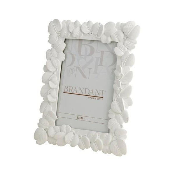 Bijeli okvir za fotografije Brandani Leaf, za fotografije dimenzija 13 x 18 cm