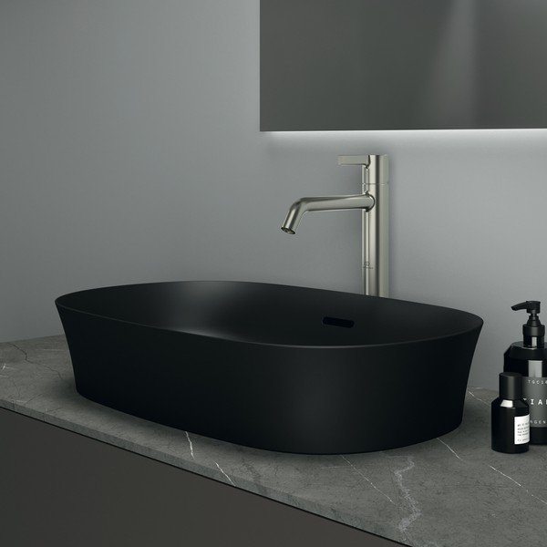 Mat crni keramički umivaonik 60x38 cm Ipalyss – Ideal Standard-image-1