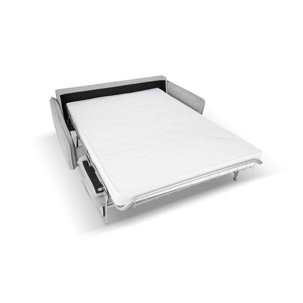 Svijetlo siva sklopiva sofa 166 cm Dalida – Micadoni Home-image-3