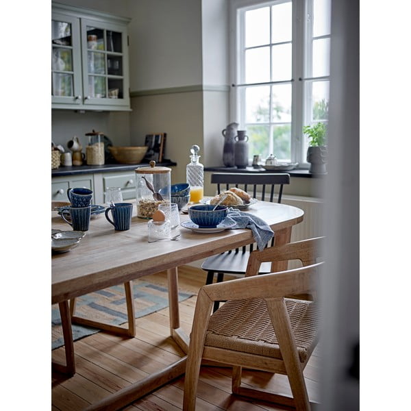 Blagovaonski stol od masivnog kaučuka 100x200 cm Serrone – Bloomingville-image-1