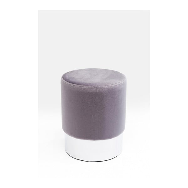 Stolica srebrene boje Kare Design Cherry, ∅ 35 cm