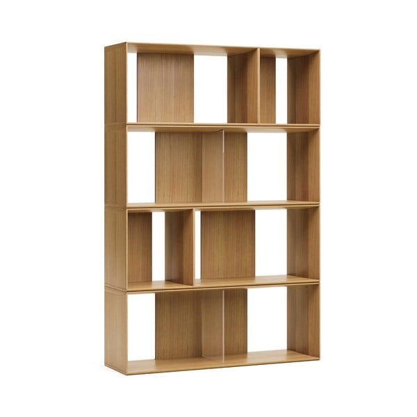 Modularni sustav polica 6 kom u dekoru hrasta u prirodnoj boji 101x152 cm Litto – Kave Home-image-2