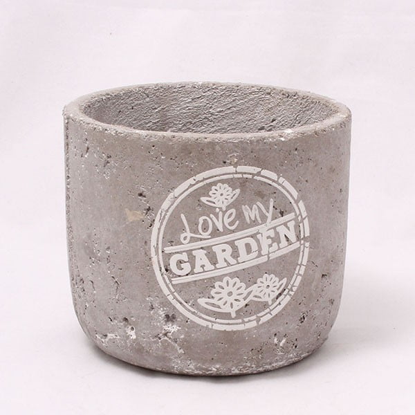 Cementna saksija Garden, 14 cm