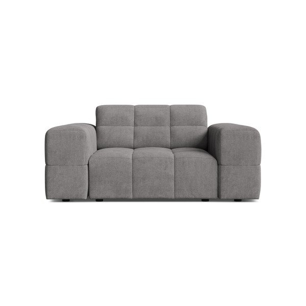 Siva fotelja od šenila Chicago – Cosmopolitan Design
