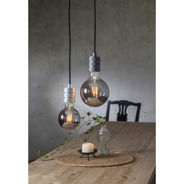 LED/sa žarnom niti žarulja s toplim svjetlom E27, 2 W Plain Smoke – Star Trading-image-3