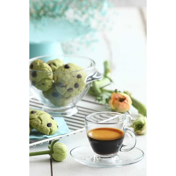Staklene šalice u setu 6 kom 95 ml – Hermia-image-1