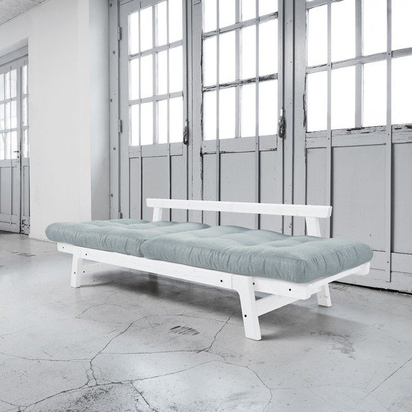 Sofa na razvlačenje Karup Step White / Sky Blue-image-3