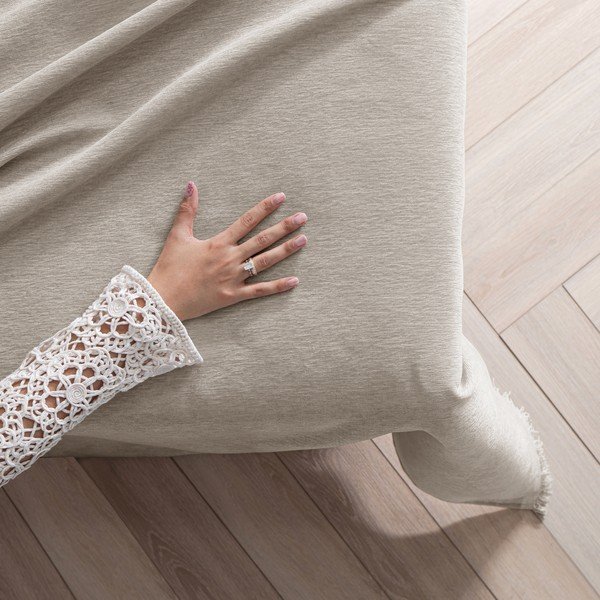 Bež prekrivač od šenila 220x240 cm Talo – Filumi-image-3