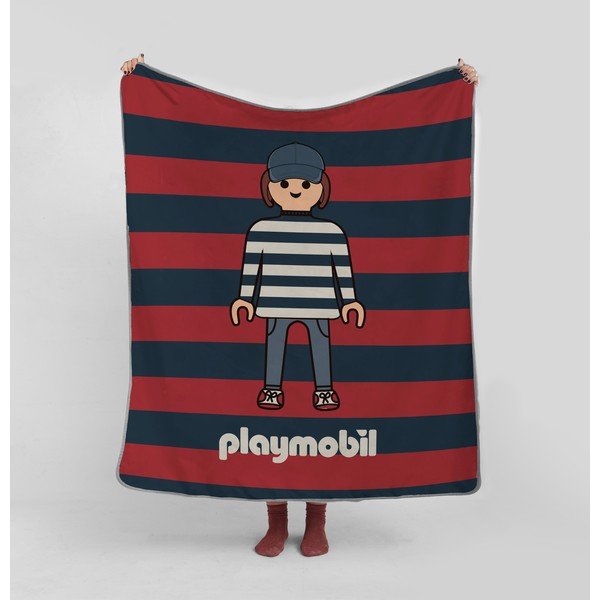 Deka za bebe od mikrovlakana 130x130 cm Stripes – Playmobil
