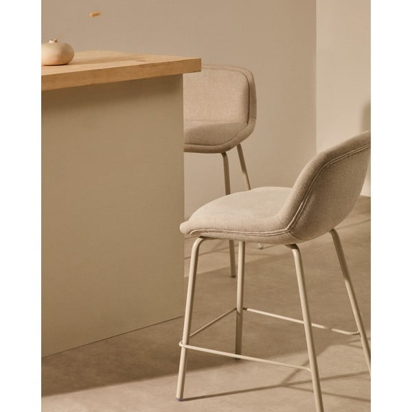 Bež barska stolica (visine sjedala 65 cm) Aimin – Kave Home-image-1