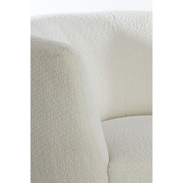 Bijela fotelja od bouclé tkanine Senja – Light & Living-image-4