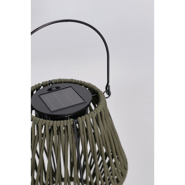 Kaki zelena LED lanterna sa solarnim panel (visina 17 cm) Juny – Yes Everyday-image-2